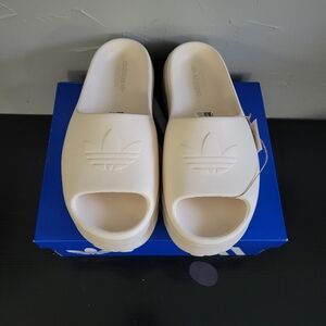 Adidas Adifom Stan Off-White Slide Sandals Size 9